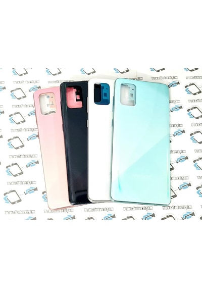 Samsung Galaxy Uyumlu (Sm-A715) A71 Kasa Arka Pil Batarya Kapağı (Yan T (275883624)