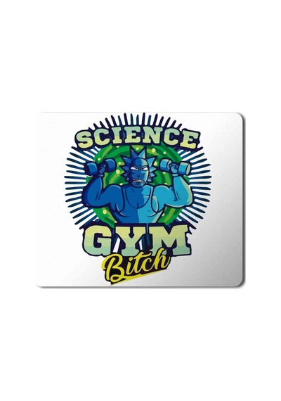 Science Gym Rick And Morty Baskılı Mousepad Mouse Pad