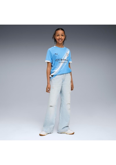 Puma Mcfc Çocuk Mavi İç Saha Futbol Forması 780341