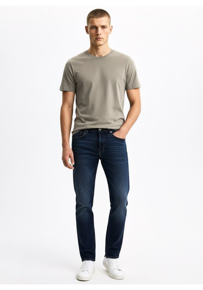 Superdry Haki Erkek Regular Fit T-shirt Classıc Essentıal Tee