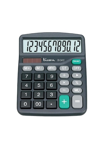 Ticon CH-5412 12 Haneli Hesap Makinesi