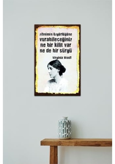 Ayrex Kuşe Kağıt Duvar Posteri Ne Bir Kilit Var Ne De Bir Sürgü Retro Vintage Drtr0023