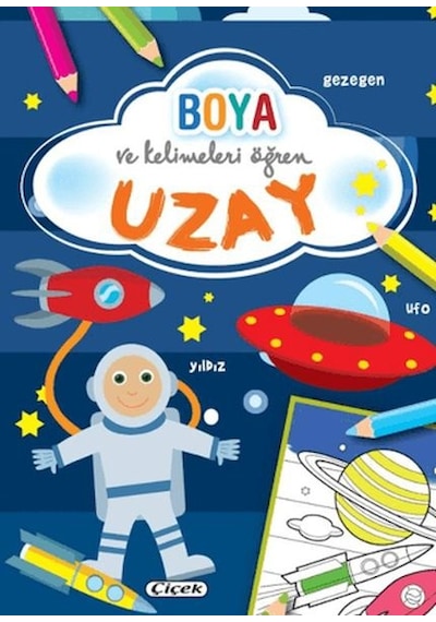 Boya Ve Kelimeleri Öğren - Uzay