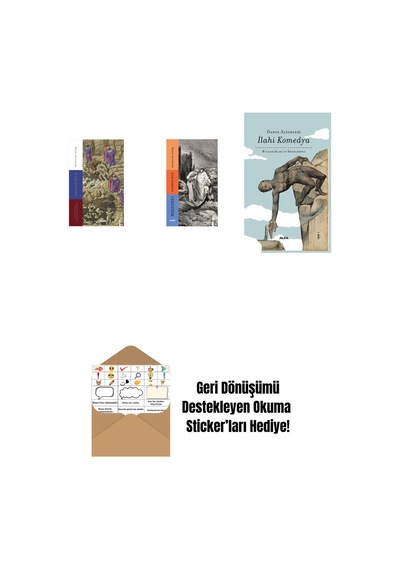 İlahi Komedya + İlahi Komedya - Cehennem + İlahi Komedya Bez Ciltli + Okuma Sticker'ları