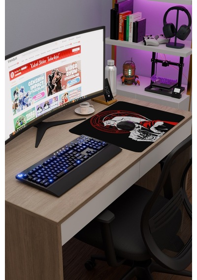 Fullmetal Alchemist Anime V5 - 48x40 Xl Gaming Kauçuk Kaymaz Taban Mouse Pad Fare Altlığı