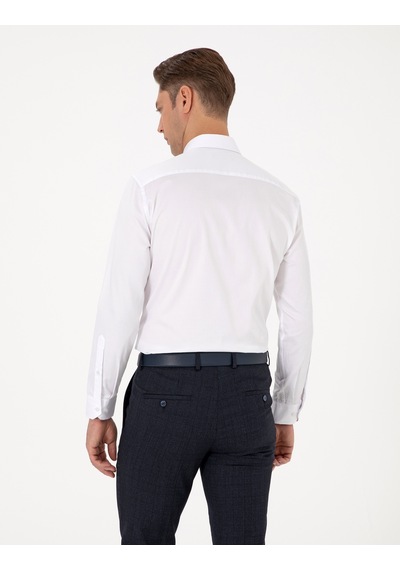 Pierre Cardin Erkek Beyaz Gömlek Basic 50313177-vr013 Beyaz