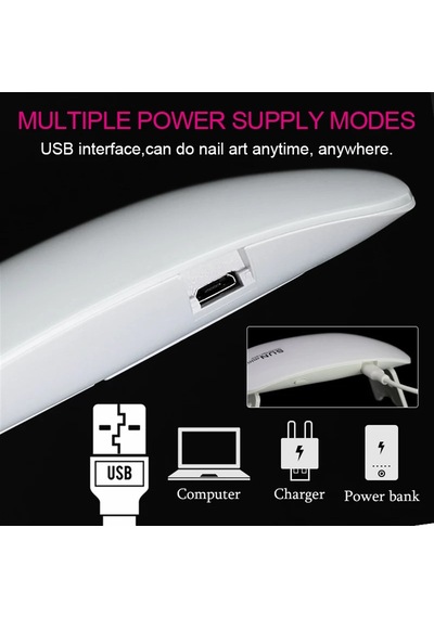 Mini Tırnak Kurutucu Uv Led Lamba 6watt Beyaz