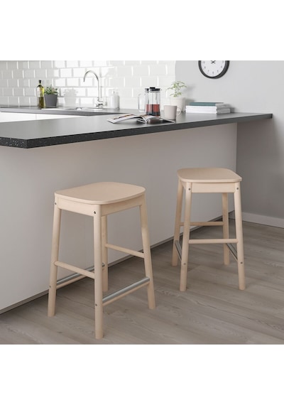 Rönnınge Bar Taburesi, Huş, 63 Cm Naturel 1 Adet
