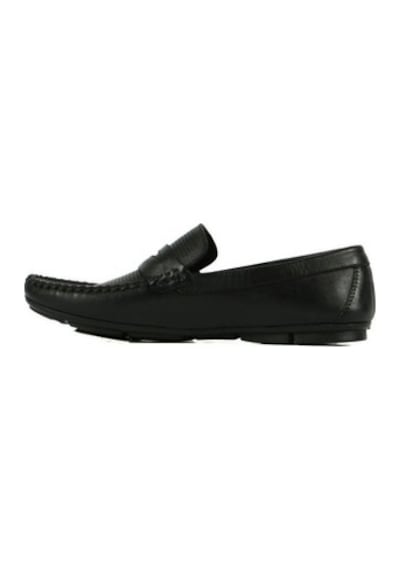 Hammer Jack 211 8060 Woylon Hakiki Deri Comfort Casual Ayakkabı Siyah