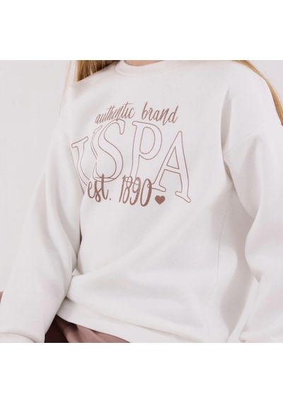 U.S. Polo Assn. Eşofman Takımı Us2316-4 Beyaz Beyaz