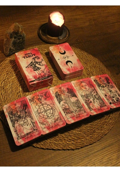 Aura Tarot Destesi 78 Kart - Arındırma Kesesi Hediyeli