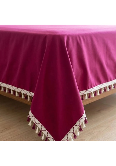 Çift Kişilik Yatak Örtüsü 200 X 230 Cm - Bordo Bordo