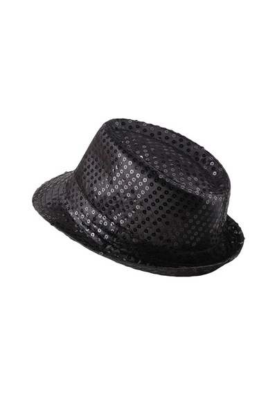 Freedom Store Çocuk Boy Siyah Payetli Şapka Gösteri Şapkası Michael Jackson Şapkası 54 No