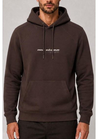 Redline Consume Erkek Regular Fit Kapüşonlu Sweatshirt Kahve