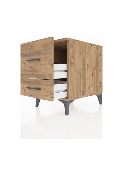 Kronos Komodin 2 Çekmeceli 44x59x64 Çam-çam Atlas Çam