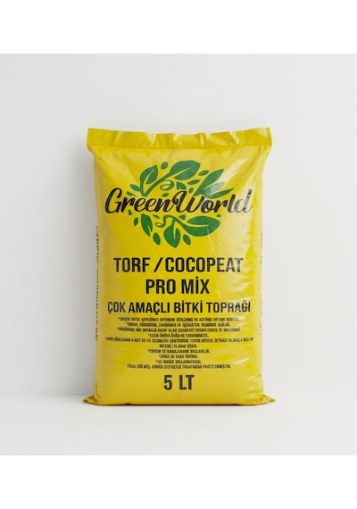 5 Litre İthal Çok Amaçlı Bitki Toprağı Torf Cocopeat Kokopit