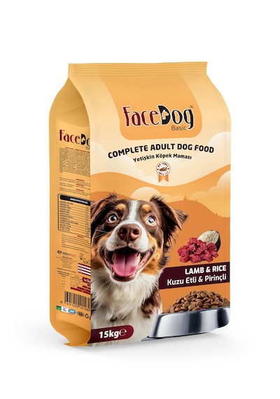 Facedog Kuzu Etli Ve Pirinçli Yetişkin Köpek Maması 15 Kg