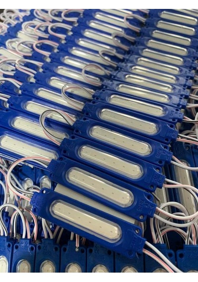 12v 2w Mavi Tekli Cob Modül Led 20 Adet