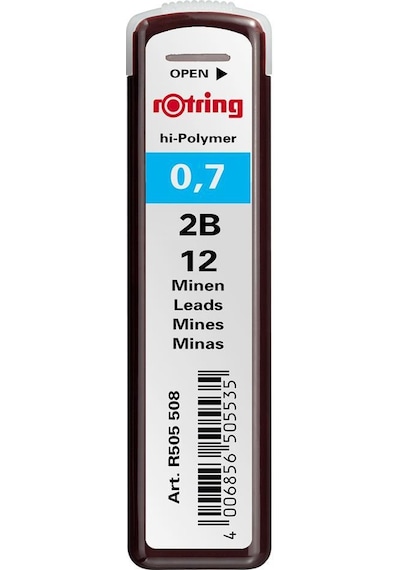 Rotring 0.7 Mm 2B Hi-Polymer Kalem Ucu
