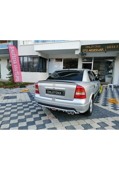 OtoÇizgi Opel Astra G Bagaj Üstü Spoiler Piano Black Parlak Siyah OtoÇizgi