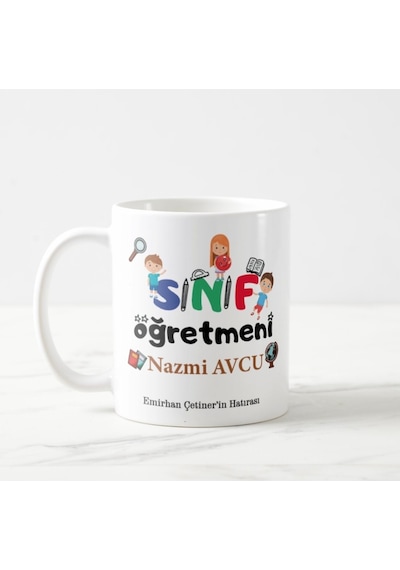 Sınıf Öğretmeni - İsme Özel Kupa Bardak