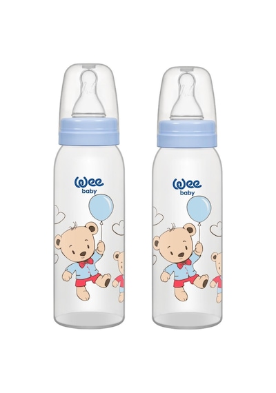 Klasik Pp Biberon 250 ML - Mavi (2'Lİ SET)