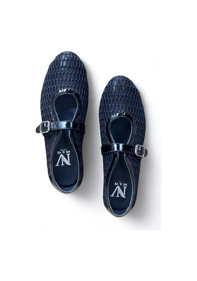 Ne&ve Shoes Siyah File Bantlı Kadın Şık Ve Rahat Babet