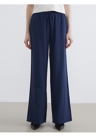 Lcw Modest Lacivert Beli Lastikli Modal Karışımlı Kadın Pantolon