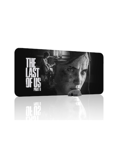 The Last Of Us Kaymaz Dikişli Kauçuk Oyuncu Mousepad V1 - 90x40 Xxl Gaming Mouse Pad Fare Altlığı