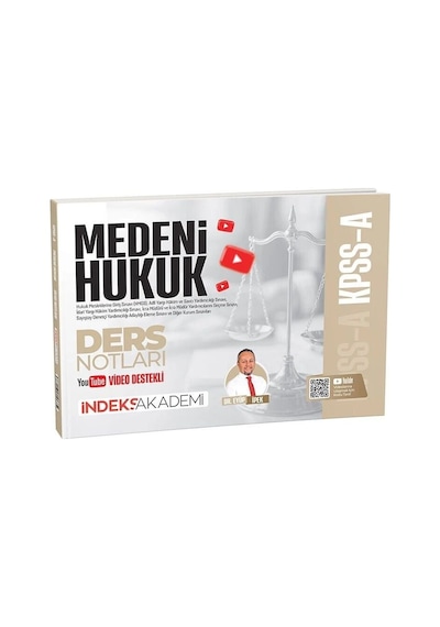 İndeks Akademi Kpss A Grubu Medeni Hukuk Video Ders Notları - Eyüp İpek