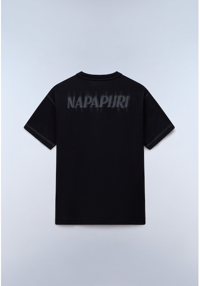 Napapijri S-umbra Ss Erkek T-shirt-31971 Siyah