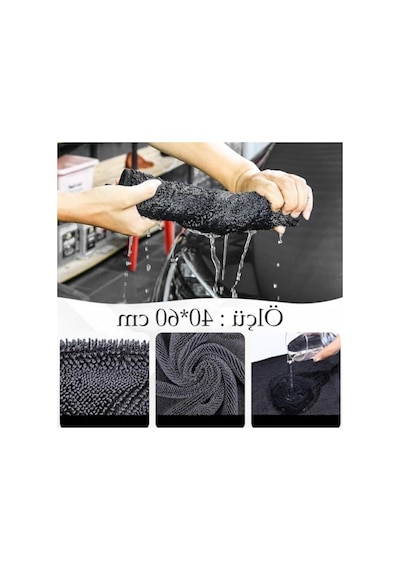 Mikrofiber Oto Kurulama Bezi, 40x60 Cm, Yüksek Emicilik, Çizmez, Dayanıklı