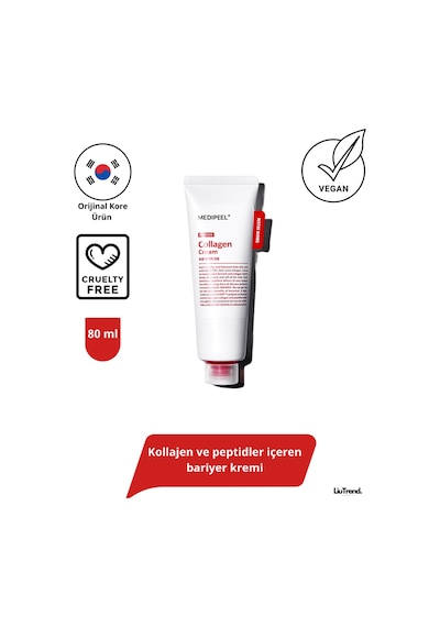 Medipeel Red Lacto Collagen Barrier Cream 80 Ml Kollajen Ve Peptidler Içeren Bariyer Kremi M0486