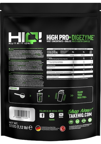 Hıq High Pro+ 510gr Chocobanana Flavored
