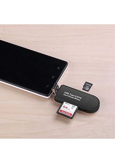 Micro Sd Otg/usb Çoklu Kart Okuyucu Telefon Ve Bilgisayar Uyumlu