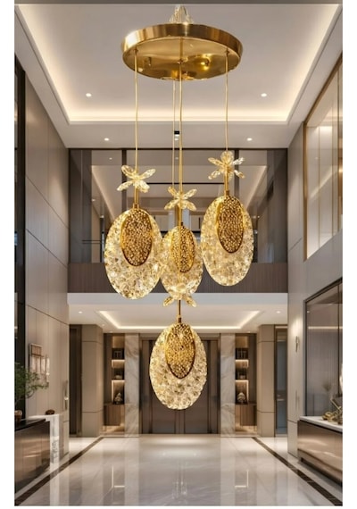 Bohem Aydınlatma Modern 3+1 Sarkıt 3 Renk Led Beyaz Sarı Günışığı Salon/antre/yatak Odası Gold