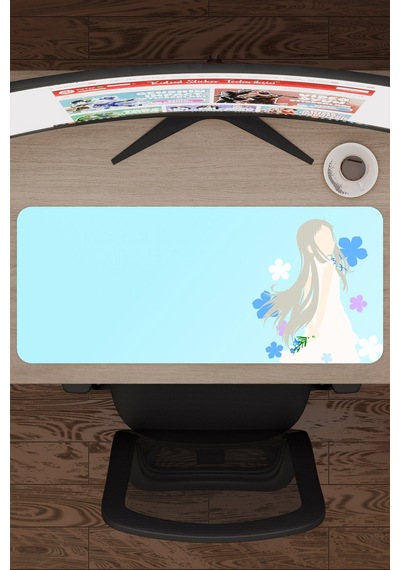 Anohana Anime V3 - 70x30 Xl Gaming Kauçuk Kaymaz Taban Mouse Pad Fare Altlığı