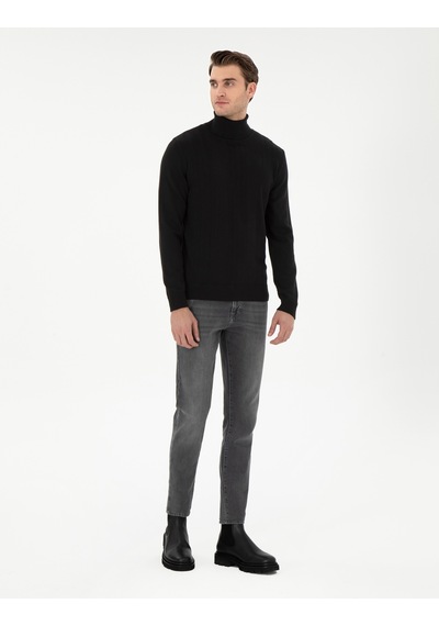 Pierre Cardin Erkek Siyah Kazak /triko 50296445-vr046 Siyah