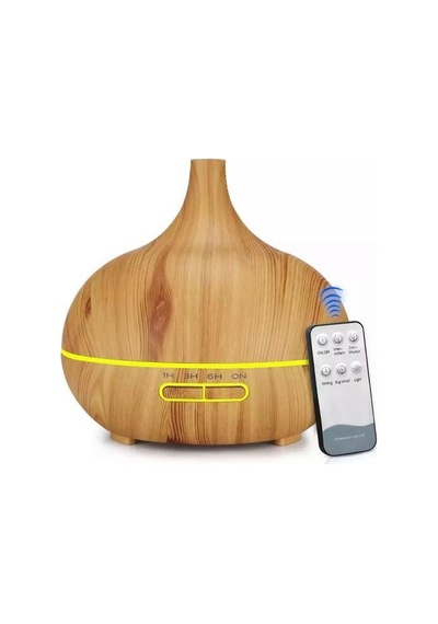Ultrasonik Aroma Hava Nemlendirici Hava Difüzör Kokulu Uçucu Yağ Difüzör 500 Ml Kumandalı Led Işıklı