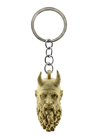 Fibrika Store Kratos Figürlü Anahtarlık Bej
