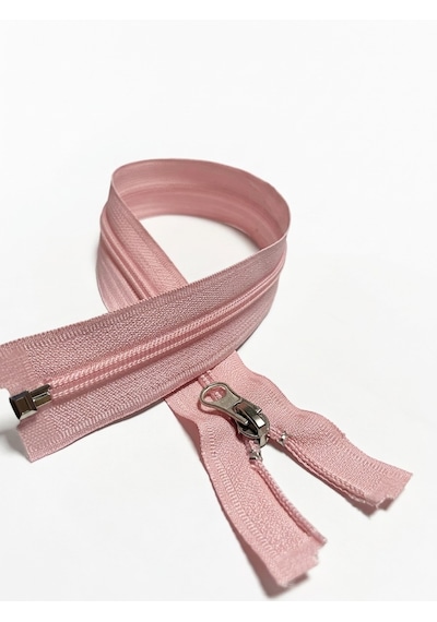 Yfs Fermuar Tip 10 Naylon Dişli Separe Fermuar Pembe 5 Adet 80 Cm