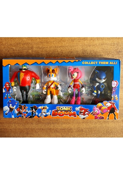 Oyuncak Süper Sonic Figür ve Süper Sonic Arkadaşları 4lü Set