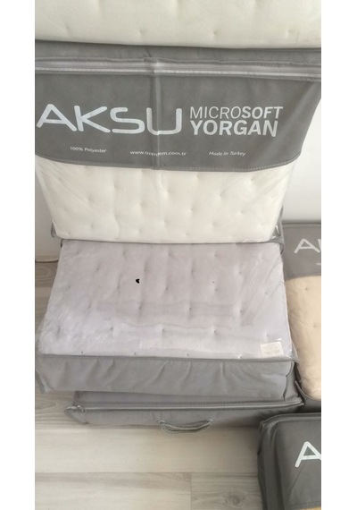 Aksu Microsoft Punto Yorgan Çift Kişilik 195x215 Beyaz