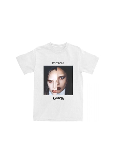 Startmore Beyaz Lady Gaga Mayhem Albümü, Kalça Kalça Unisex Sokak Şarkıcı Graf Beyaz