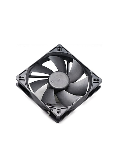 12Cm Siyah Kasa Fanı 12 Cm 12V 4Pin Molex Power Bağlantılı