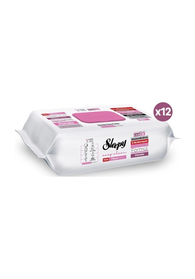 Meyve Serisi Yüzey Temizlik Havlusu Mendili Pomelo 12x100 1200 Yaprak 1000'li Set
