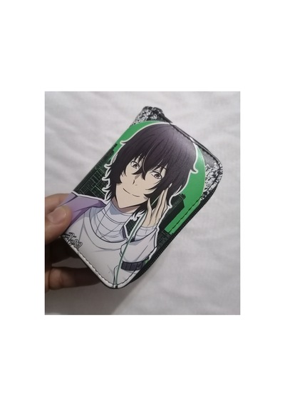 Owlbag Company Owl Bag Bongou Stray Dogs - Dazai Osamu Desenli Tasarım Suni Deri Cüzdan Çok Renkli