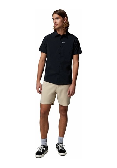 Columbia Sage Peak Woven Erkek Kısa Kollu Gömlek Ao9176 Siyah