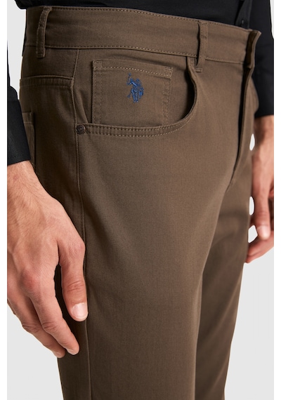 U.s. Polo Assn. Erkek Vizon Pantolon Kanvas-chino 50326128-vr052