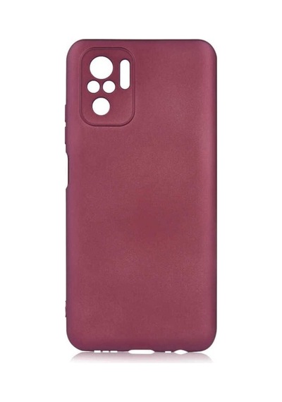Xiaomi Redmi Note 10 Kılıf Zore Premier Silikon Kapak Mürdüm